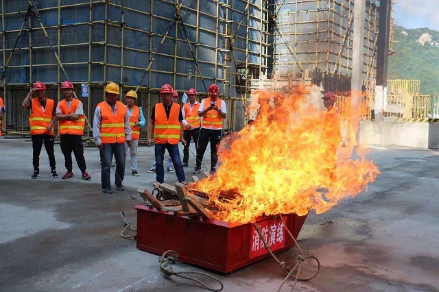 施工現(xiàn)場(chǎng)消防演練