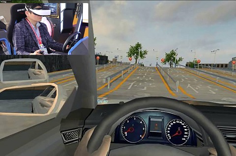 VR機(jī)動(dòng)車模擬駕駛