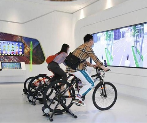 交通安全體驗區(qū),模擬非機動車駕駛